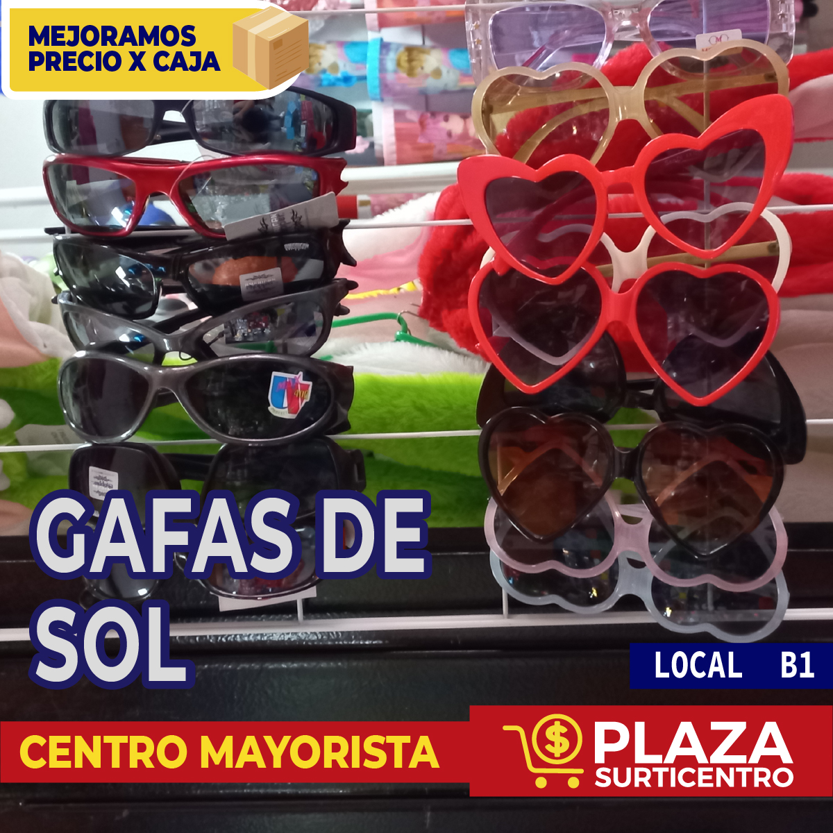 Gafas de sol plaza surticentro