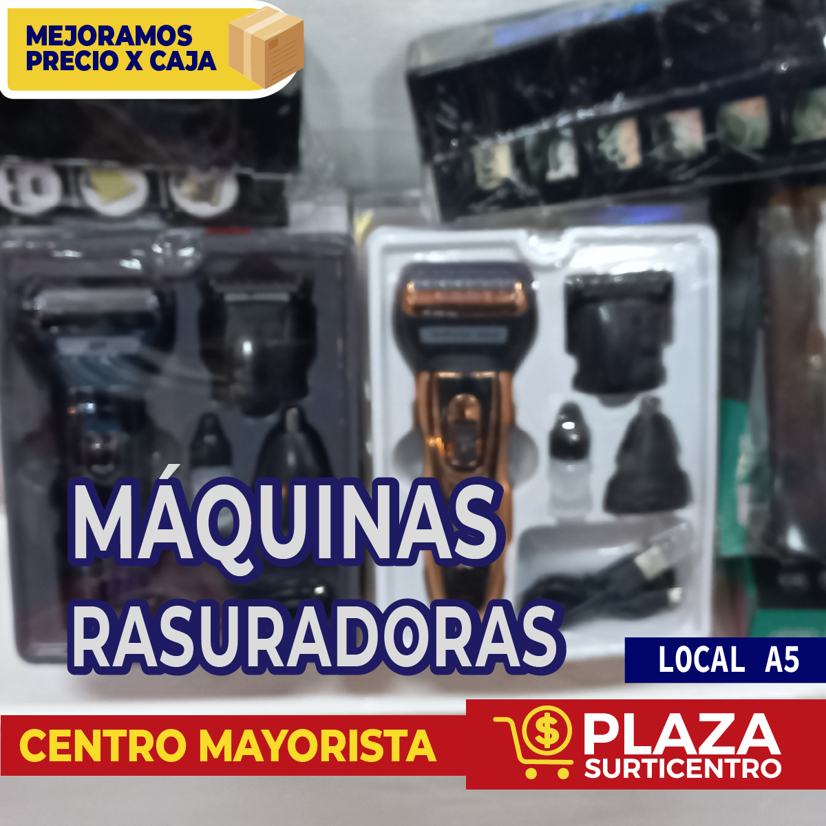 maquinas rasuradoras plaza surticentro