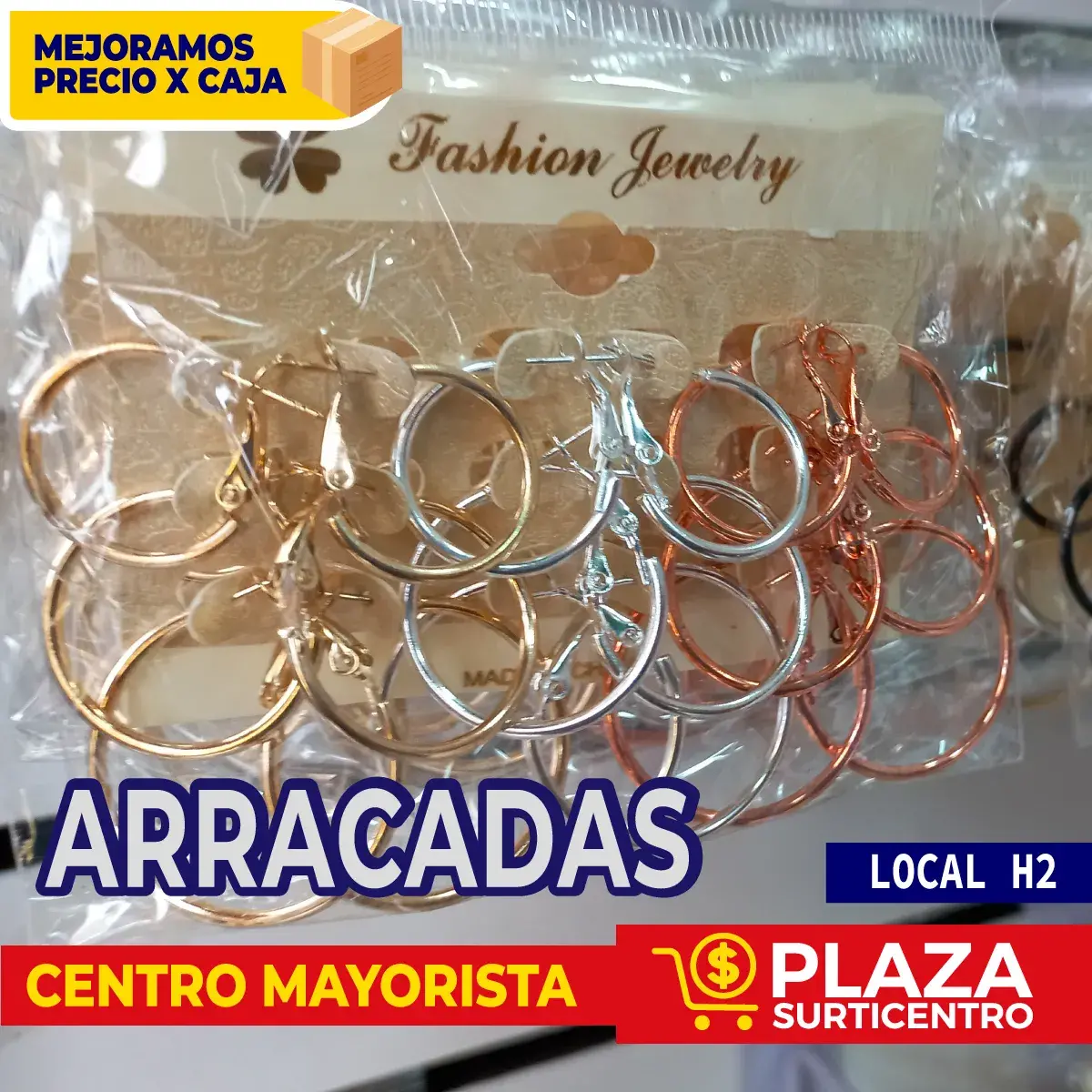arracadas plaza surticentro