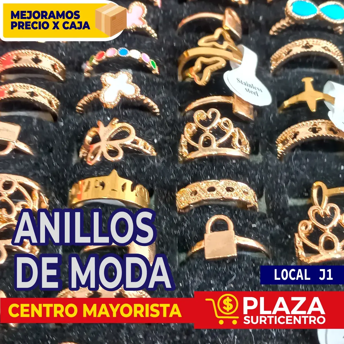 anillos de moda plaza surticentro