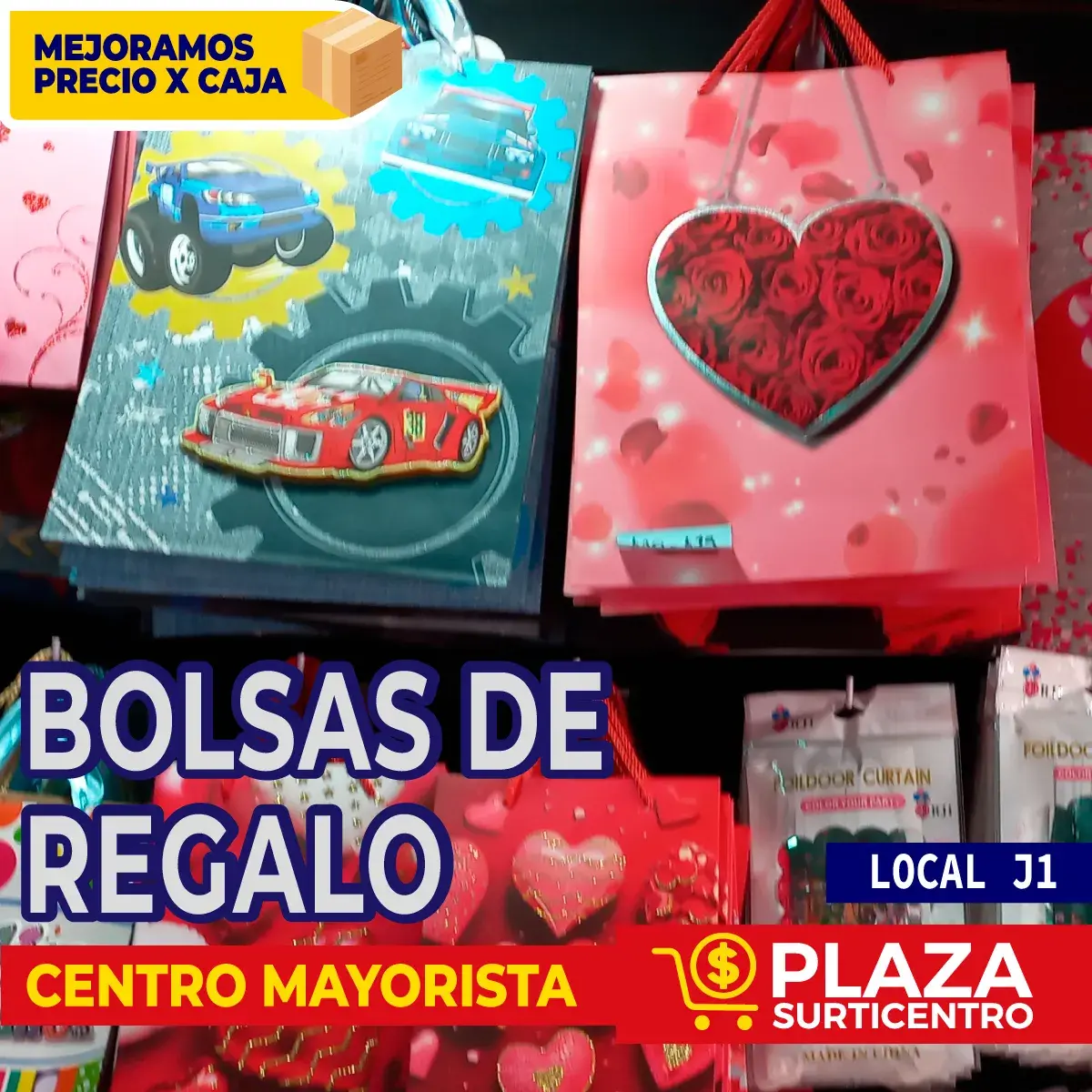 Bolsas de regalo plaza surticentro
