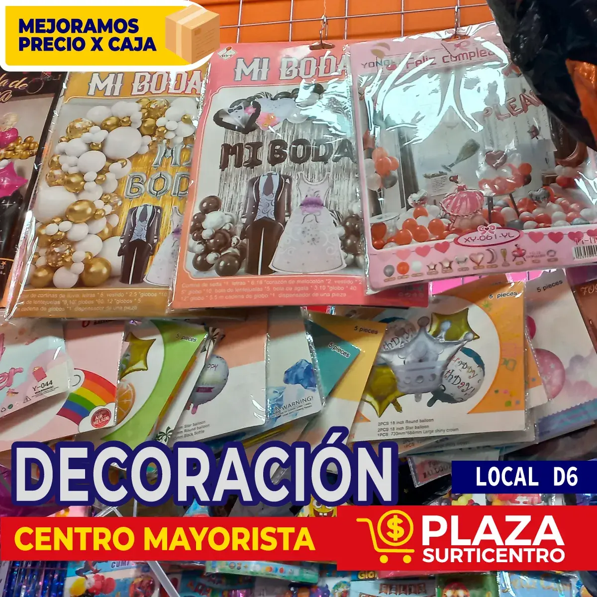 Decoración plaza surticentro