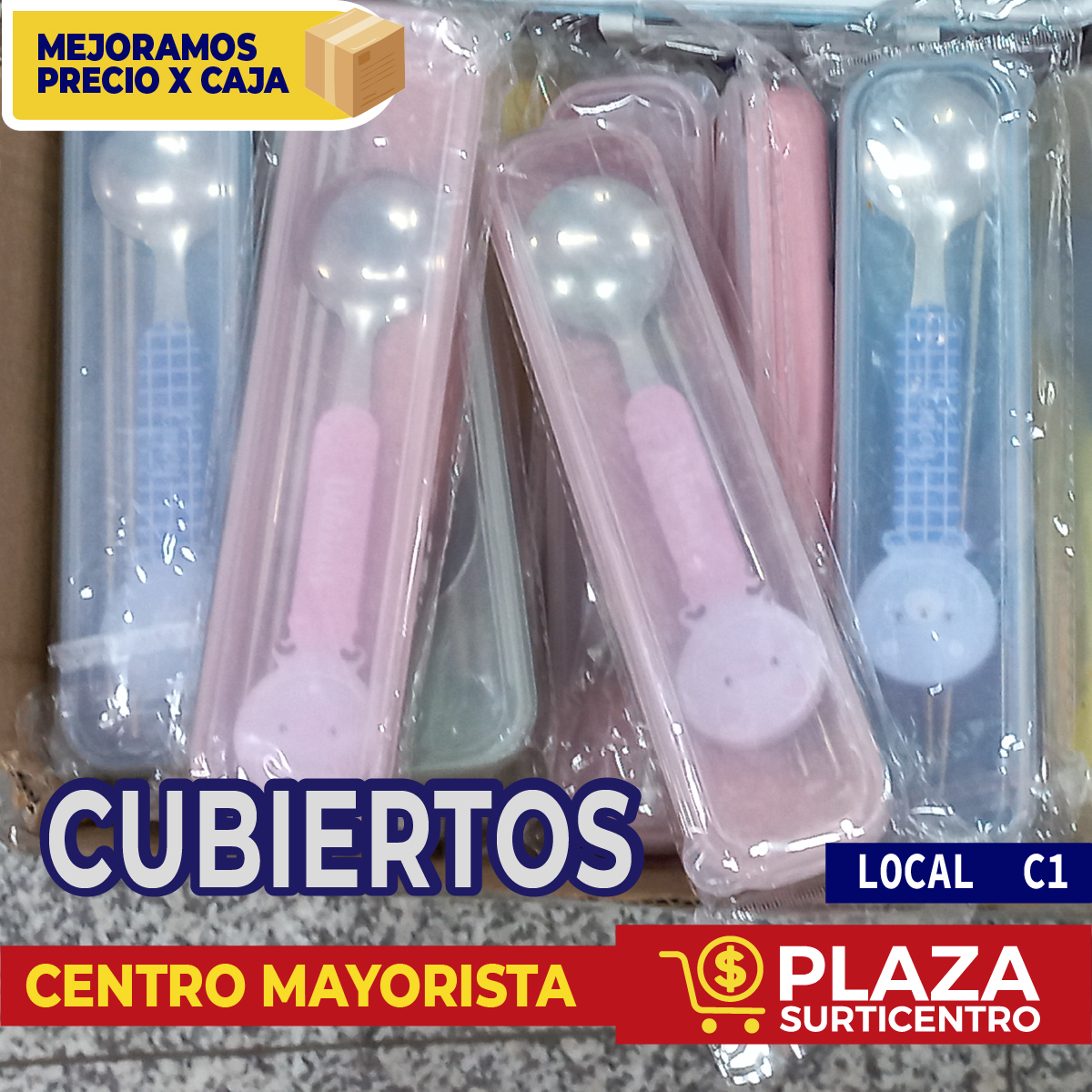cubiertos plaza surticentro