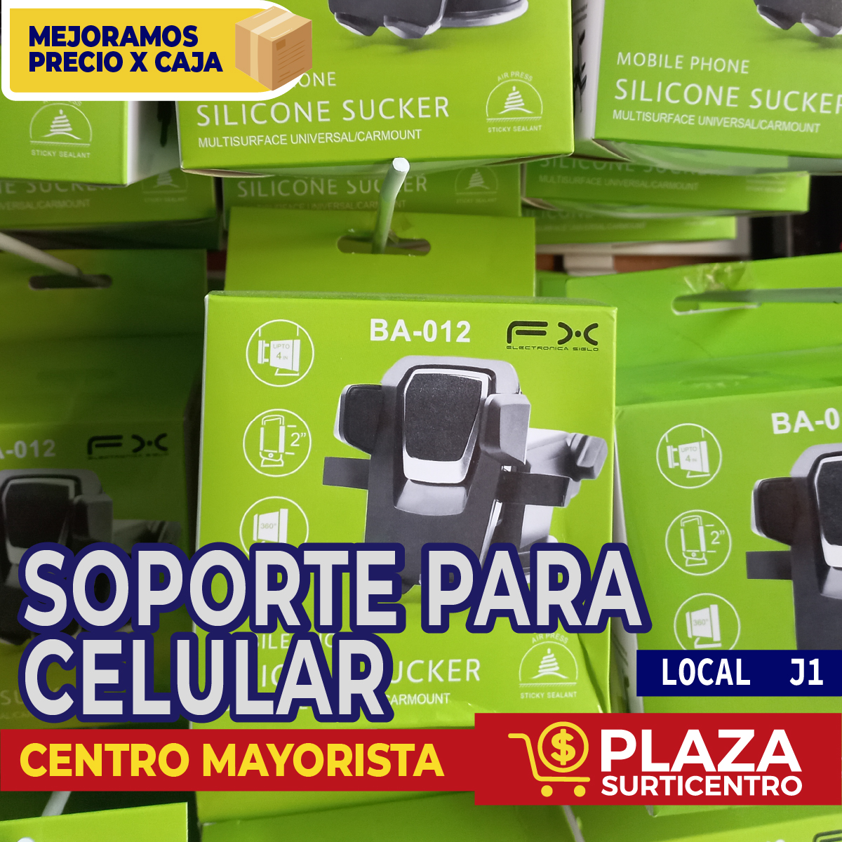 soporte para celular plaza surticentro